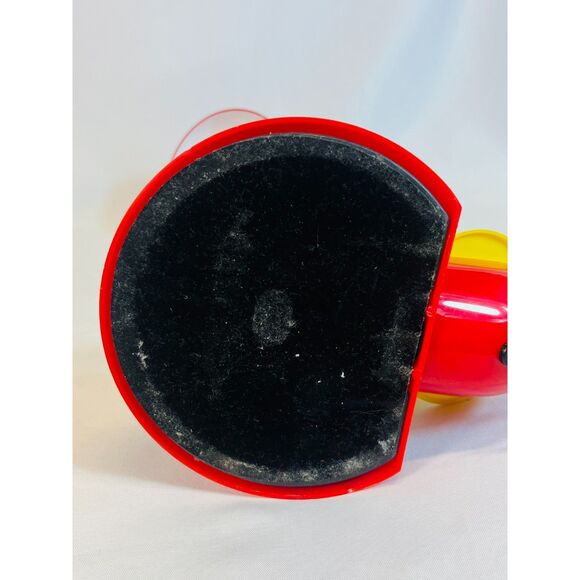 Vtg 1980s Postmodern Memphis Style Tricolor Plastic Desk Lamp Gooseneck - Picture 5 of 12